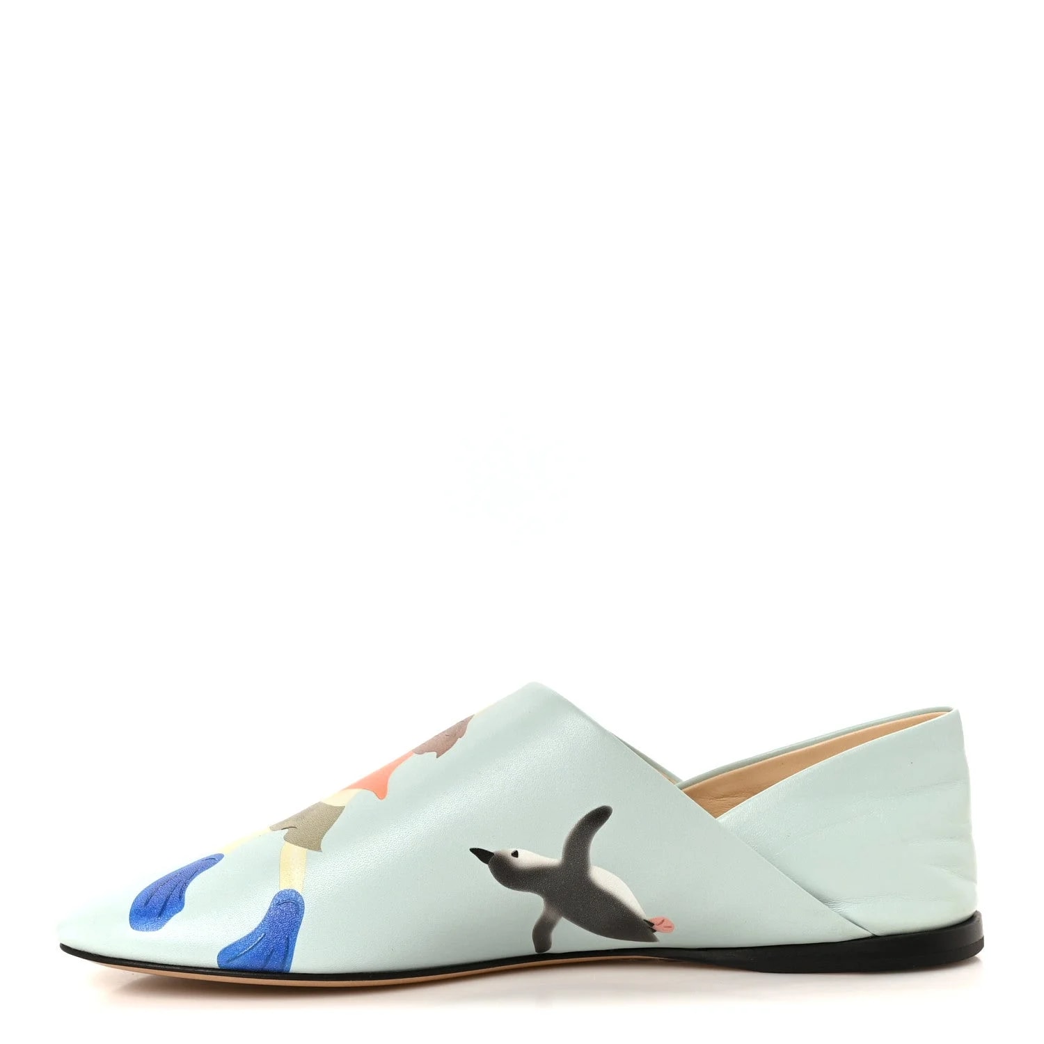 Loewe — X Suna Fujita Peguin Toy Slipper 36 Iceberg — Designer Shoe — resale