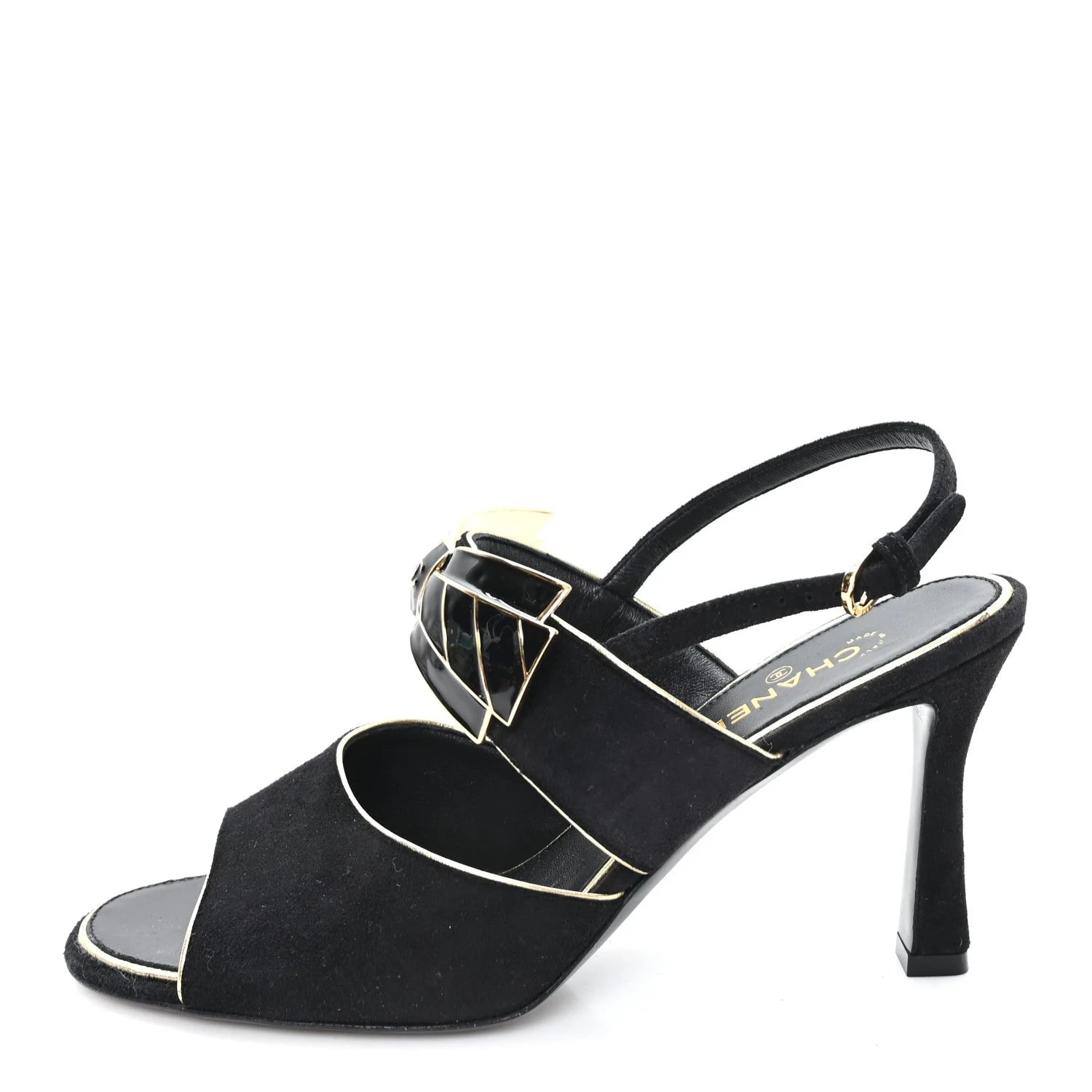 Chanel — CC Bow Slingback 37.5 — Designer Shoe — resale