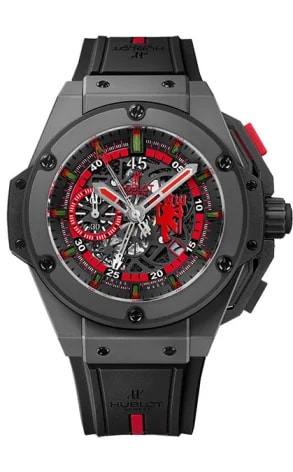 Worldofluxuryus — Hublot King Power Red Devil Manchester United Chronograph Ceramic — Watch — resale