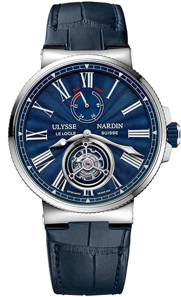 Worldofluxuryus — Ulysse Nardin Marine Tourbillon Stainless Steel — Watch — resale
