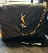 Saint Laurent — !* Yves Saint Laurent Medium Lou Puffer , 574946 — Handbag — resale
