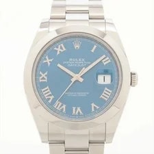 Rolex — Rolex Datejust 41 126300 SS AT Azzurro Blue Dial — Watch — resale