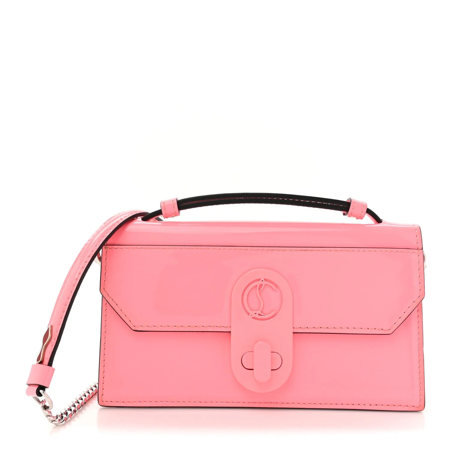 Christian Louboutin — Small Elisa Baguette Bubble Gum — Handbag — resale