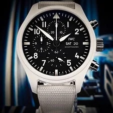 IWC — IWC Pilot Chronograph Top Gun Lake Tahoe 44.5mm Ref IW389105 Box & Papers — Watch — resale