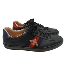 Gucci — Gucci Ace Bee Low-Top Sz 6.5 Embroidered Ribbon — Sneaker — resale