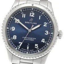 Breitling — Breitling A17314 Navitimer 8 Date Automatic Navy Stainless Steel F/S — Watch — resale