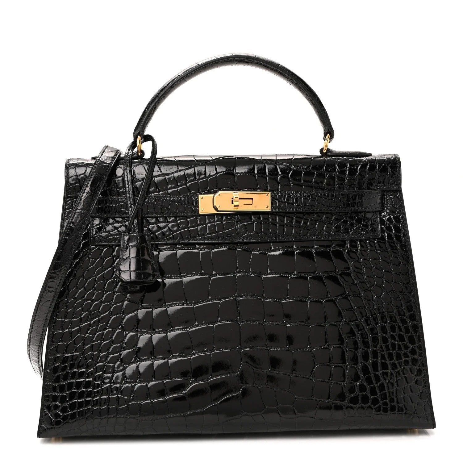 Hermès — Shiny Kelly Sellier 32 — Handbag — resale