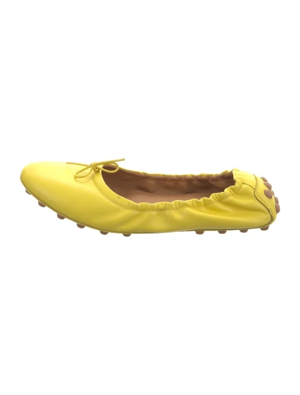 Tod's — Bow Accents Ballet — Designer Shoe — resale