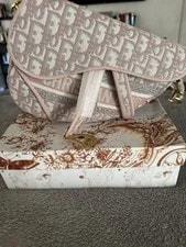 Dior — Dior Small Saddle Crossbody / Monogram Zip HW Strap — Handbag — resale