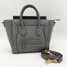 Celine — Celine Luggage Grained Shopper 2-Way — Handbag — resale