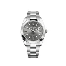 Rolex — Rolex Datejust 41 126300 Stainless Steel Slate Dial Oyster (2019) — Watch — resale