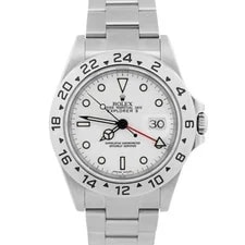 Rolex — 2019 RSC Papers Rolex Explorer II Polar White 40mm No-holes Steel 16570 BOX — Watch — resale