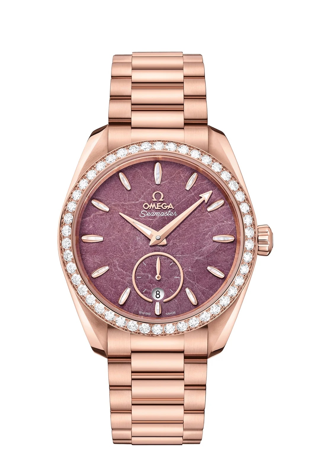 Worldofluxuryus — Omega Seamaster Aqua Terra Chronometer 18K Sedna™ Gold — Watch — resale