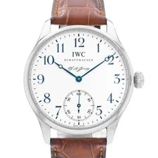 IWC — IWC Portuguese IW544203 43mm Silver Arabic Dial Steel Box — Watch — resale