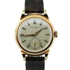 Patek Philippe — Patek Philippe Calatrava 18K Yellow Gold Leather 34mm Manual 1491 — Watch — resale