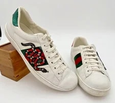 Gucci — Gucci Ace Low Top Embroidered Size 7 US 6.5 UK 40 EU — Sneaker — resale