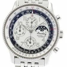 Breitling — Breitling A19350 Navitimer Montbrillant Olympus Triple Calendar Automatic — Watch — resale