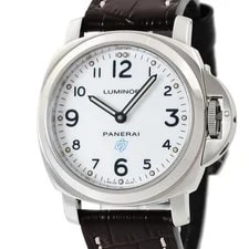 Panerai — Panerai Luminor Base Logo Acciaio PAM00630 R-number White Arabia Watc — Watch — resale