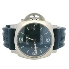 Panerai — Panerai Luminor Marina PAM03313 2022 Blue Dial Steel 44mm Box & Papers — Watch — resale