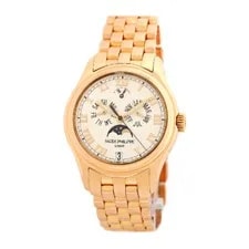 Patek Philippe — Patek Philippe 18K Rose Gold 37mm Annual Calendar 5036 Box Warranty 2004 — Watch — resale
