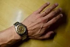 Tudor — WMT RoyalMarin Diver's Automatic Tudor Submariner Brown Japan From — Watch — resale