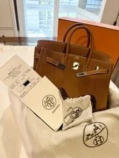 Hermès — Hermès Birkin 25 Palladium Full Set Receipt — Handbag — resale