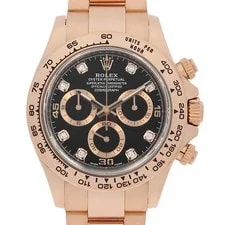 Rolex — Rolex Daytona 8P Diamond 116505G Black Random Number Second Hand — Watch — resale