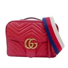 Gucci — Gucci Small GG Marmont Sylvie Web Top Handle — Handbag — resale