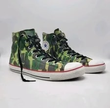 Converse — 2011 Gorillaz Converse Chuck Taylor All Star High Top Camo — Sneaker — resale