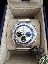 Breitling — Breitling Chronomat b01 42 ab0134 Silver Dial Steel Full Set W/ Active Warranty — Watch — resale