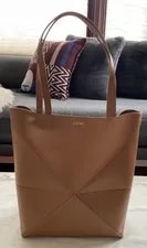 Loewe — Loewe Medium Puzzle , Warm Desert, Auth + Organizer — Handbag — resale