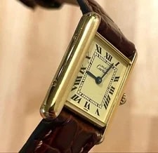Cartier — Oh Battery Replaced Cartier Must Tank Sm — Watch — resale