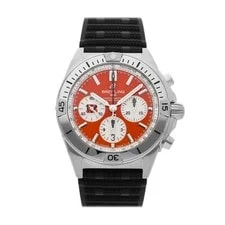 Breitling — Breitling Chronomat B01 NFL Cincinnati Bengals Orange Dial Rubber AB01342B1O1S1 — Watch — resale