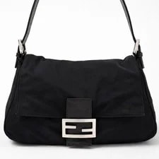 Fendi — Fendi Mamma Baguette 26325 Cotton — Handbag — resale