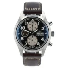 IWC — IWC Pilot Chrono Brown Dial Stainless Steel 42mm Automatic ’S IW371709 — Watch — resale