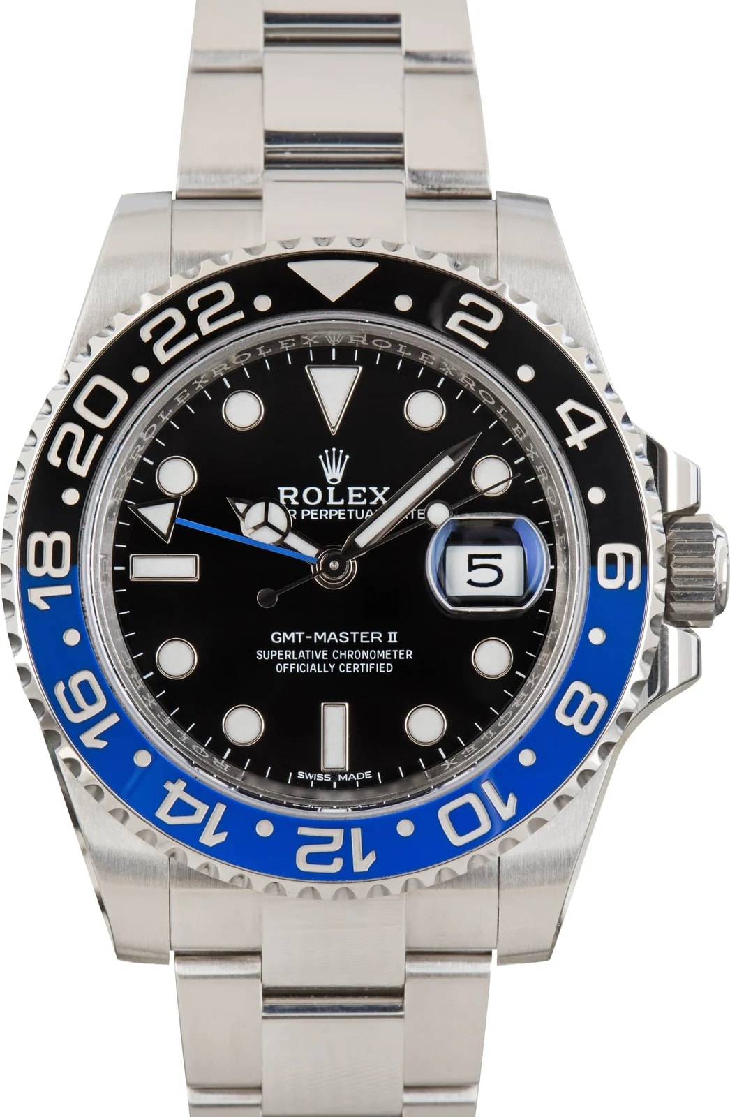 Rolex — Rolex GMT-Master II Ref 116710BLNR Steel Oyster Batman — Watch — resale