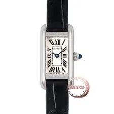Cartier — Cartier Watches Tank Allongee D Buckle K18WG Carf Belt From Japan — Watch — resale