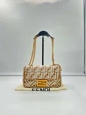 Fendi — Fendi Baguette Chain Midi , , With Dust — Handbag — resale