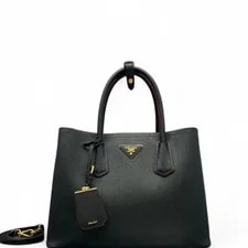 Prada — Prada Large Double (qy063026a3r) — Handbag — resale