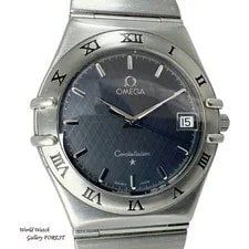 Omega — Omega Constellation 1512.40 Quartz Stainless Steel Navy Dial — Watch — resale