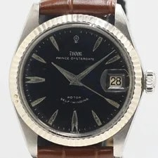 Tudor — Running Tudor Prince Oyster Date AT Automatic Date Black Dial 546370 — Watch — resale
