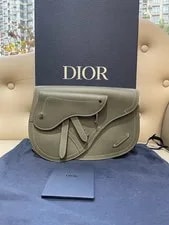 Dior — Dior Avocado Saddle (Bottom Length: 23cm) — Handbag — resale