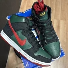Gucci — SB Dunk High Resn (Gucci) 2009 Size 11.5 Preowned OG All/clean 313171-362 * — Sneaker — resale