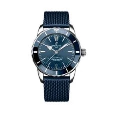 Breitling — Breitling AB2030161C1S1 Superocean Heritage II 44 Blue Ring Blue Dial Aerorubber — Watch — resale
