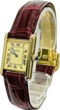 Cartier — Cartier Must de Tank SM W1003153 1613 Stainless Steel 20mm Ivory Dial #WJW224 — Watch — resale
