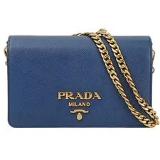 Prada — Prada Chain Wallet Pochette 1BP006 NZV F0016 — Handbag — resale