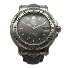 Tag Heuer — TAG Heuer 6000 Series Professional Analog Quartz Silver/Gray WH1112 — Watch — resale