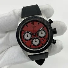 Tudor — Tudor Fastrider Chronograph 42010N 42mm Red Dial — Watch — resale