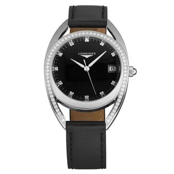 Longines — Equestrian Quartz Diamond Black Dial L6.138.0.57.0 — Watch — resale