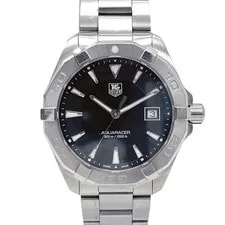 Tag Heuer — TAG Heuer Aquaracer WAY1110.BA0928 41mm SS Black Dial Quartz Date Box #KN595 — Watch — resale
